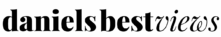 daniels best views logo script