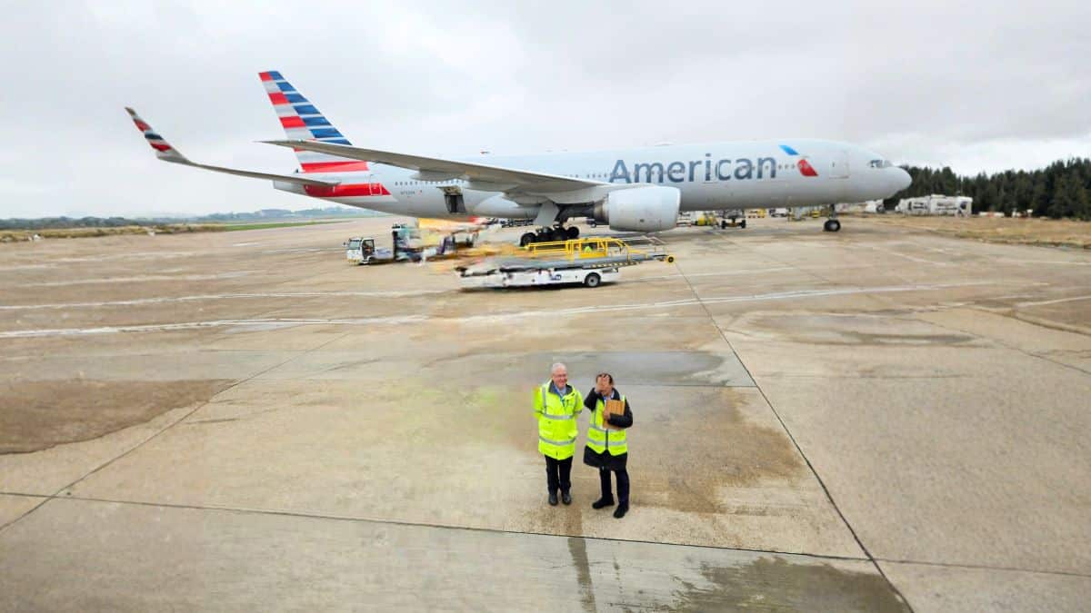 Airplane on London Heathrow tarmac