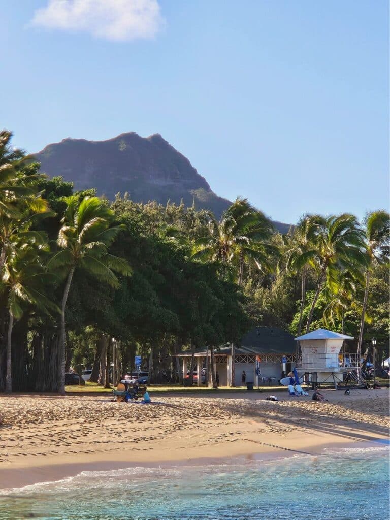 Waikiki Beach with Diamond Head
