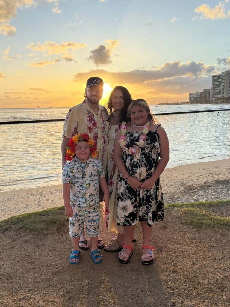 building an itinerary family photos