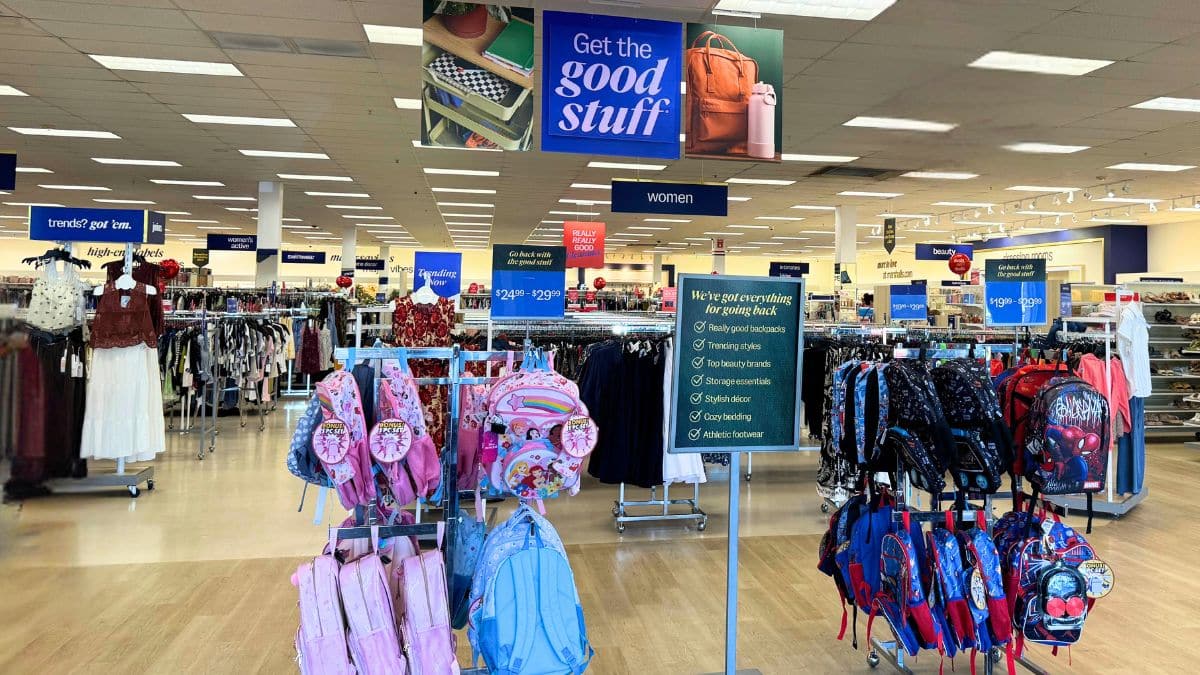 Marshalls back-to-school shopping
