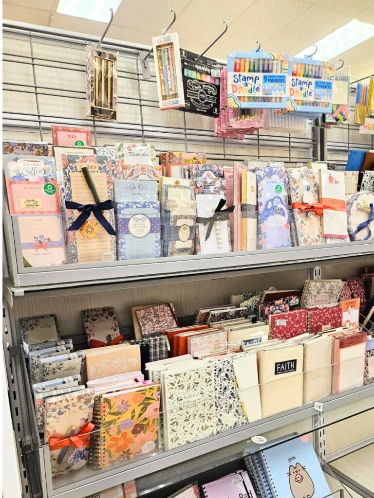 Marshalls stationery and journals