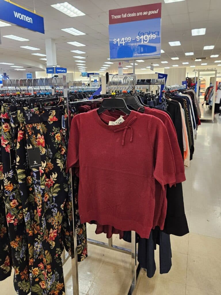 Marshalls sweater wine color