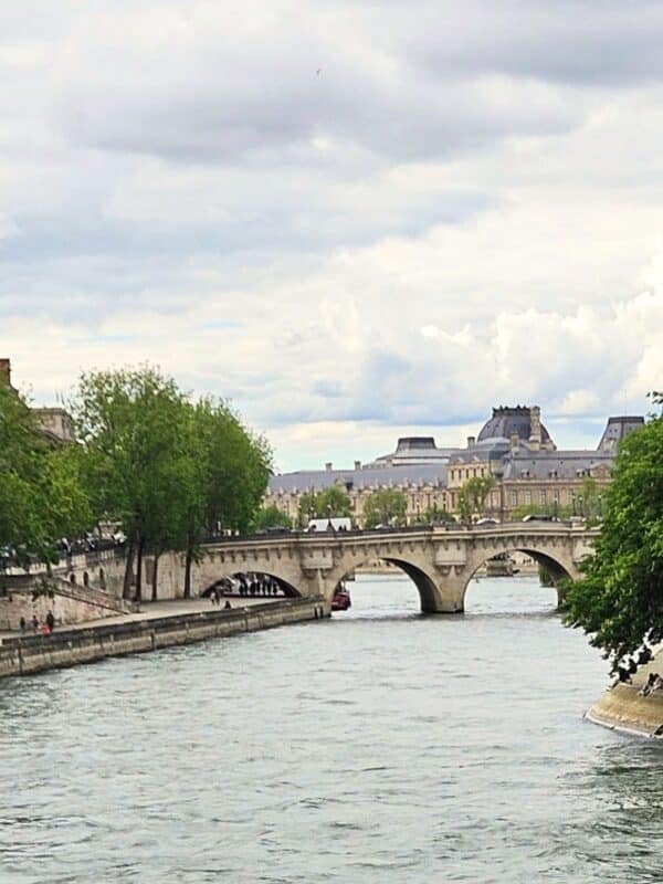 Seine River view Pont Neuf bridge Paris