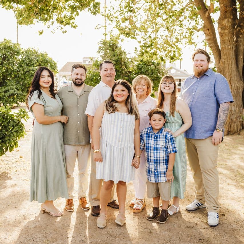 Daniels family photo for About page