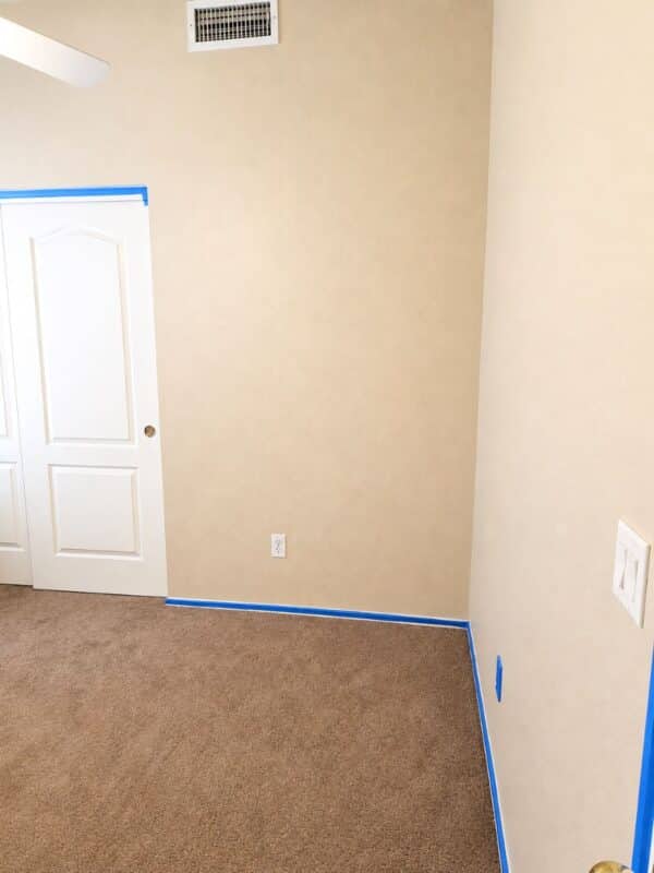 Home office paint prep